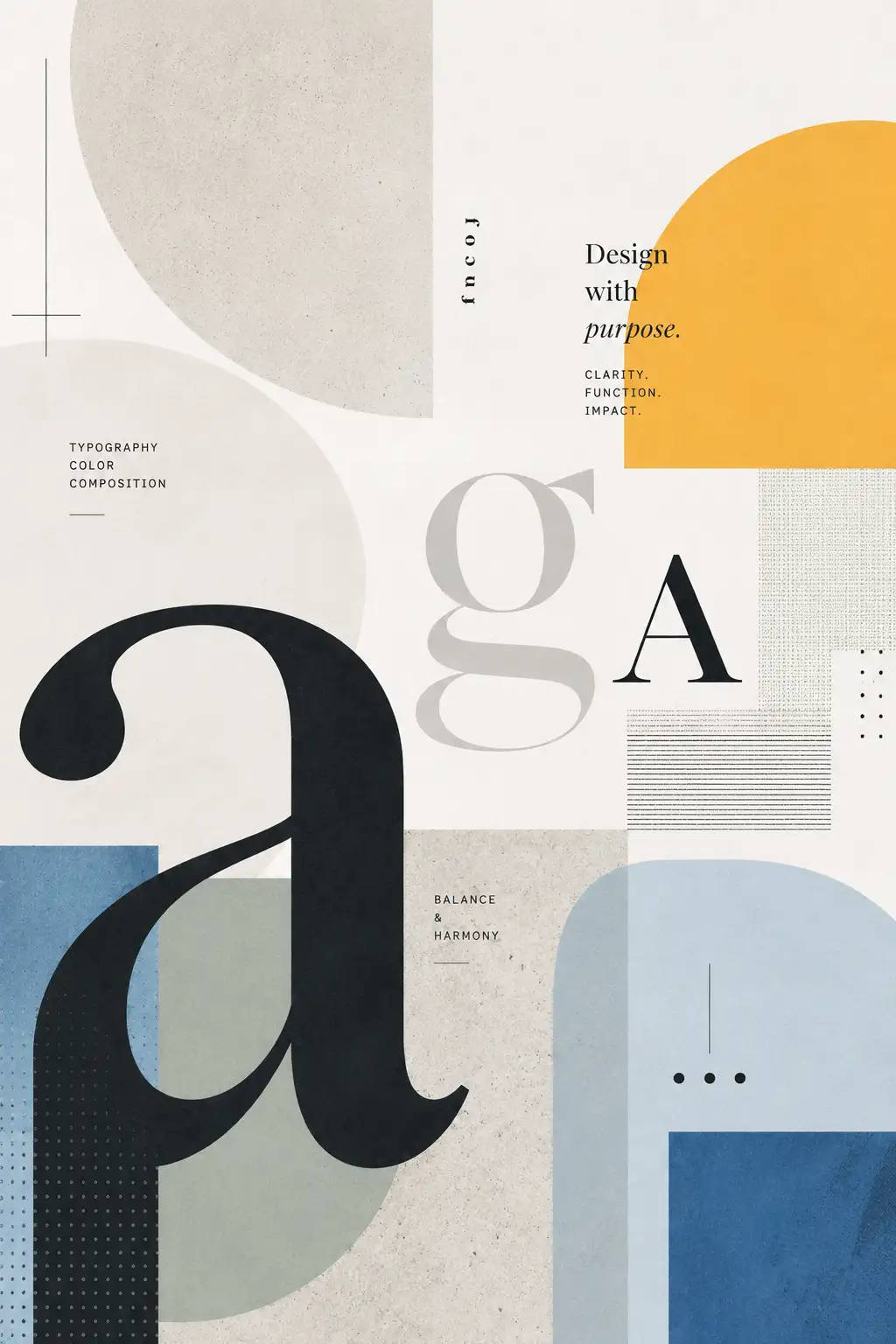 Abstract visual composition for the Best Visual Design category